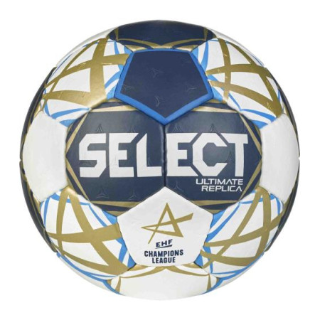Ballon de handball Select EHF Champions League V25/26 Select T3 Bleu/Blanc