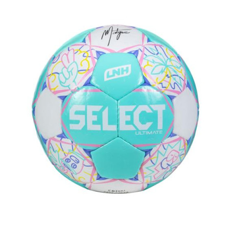 Ballon de handball Select Ultimate LNH V26/27 Select T2 blanc/vert