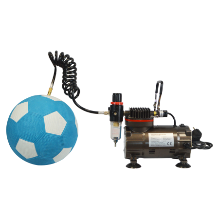 Compresseur électrique Sporti : solution efficace pour regonfler ballons de football, volley et basket