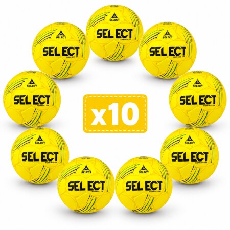 Lot de 10 ballons de handball TORNEO DB V23/26 YELLOW T1 - Select
