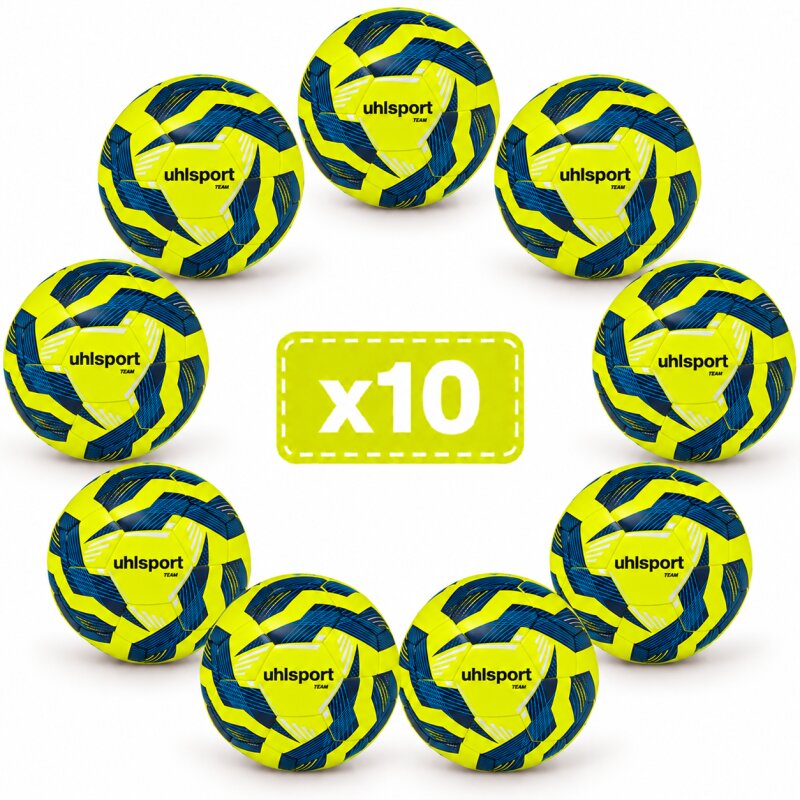 Lot de 10 ballons de football Uhlsport Team T4 – Football