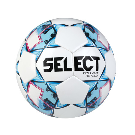 Ballon de football SELECT Brillant Replica T3 : entraînement optimisé avec enveloppe granuleuse et valve sécurisée pour une perf