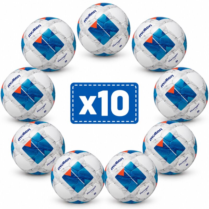 Ballons de football Molten Vantaggio T5 - Équipement polyvalent pour joueurs exigeants