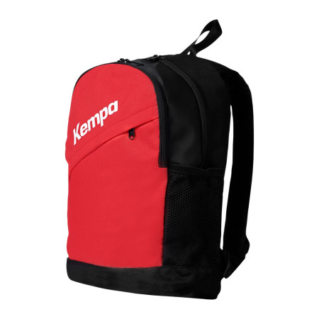 Sac à dos enfant Kempa Blackpack Team JR - Noir/Rouge : confort ergonomique et organisation optimale pour les jeunes sportifs et