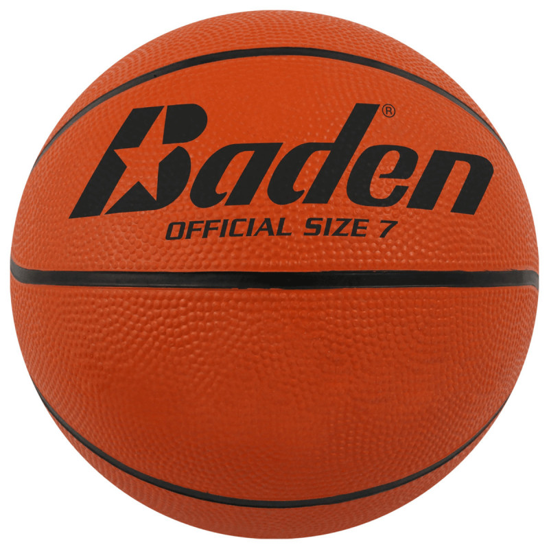 Ballon de basketball Baden Basic T7 - Polyvalent intérieur/extérieur