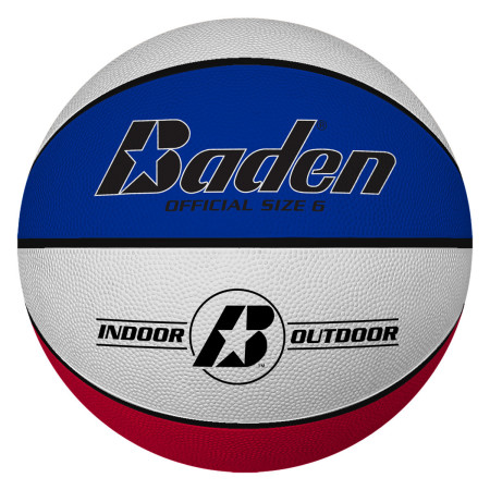 Ballon de basketball Baden Basic Tricolore T6