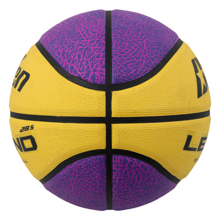Ballon de basketball Baden Legend Jaune/Mauve T6