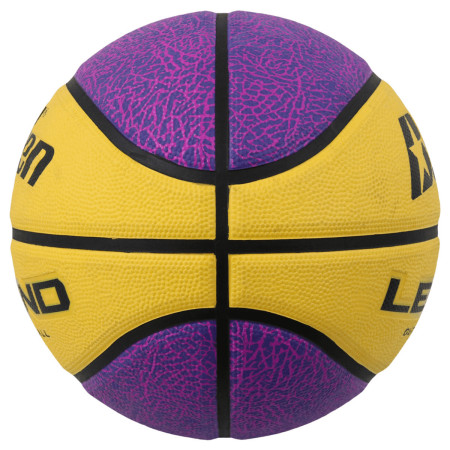 Ballon de basketball Baden Legend Jaune/Mauve T7